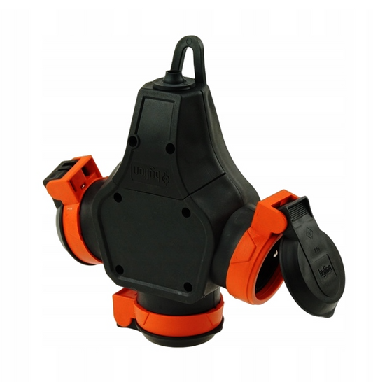 French-type rubber T-branch with 3 outlets 3WHS-E