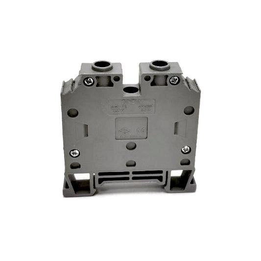 ONKA 25mm2 Screw rail connector terminal block DIN rail terminal 2-wire, gray, 1010062