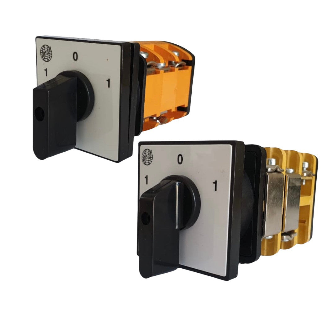 Reverse shaft switches