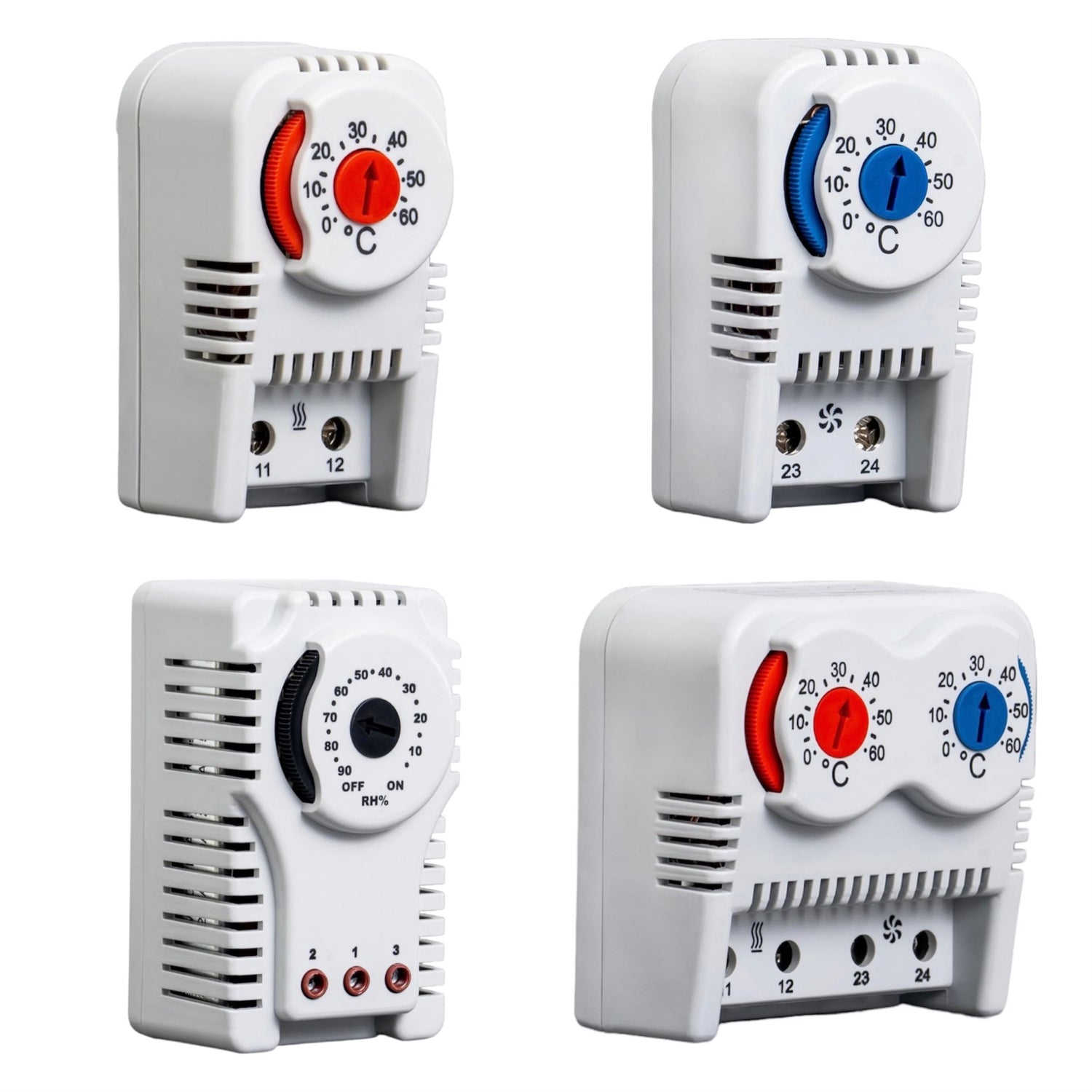 Thermostats and hygrostats