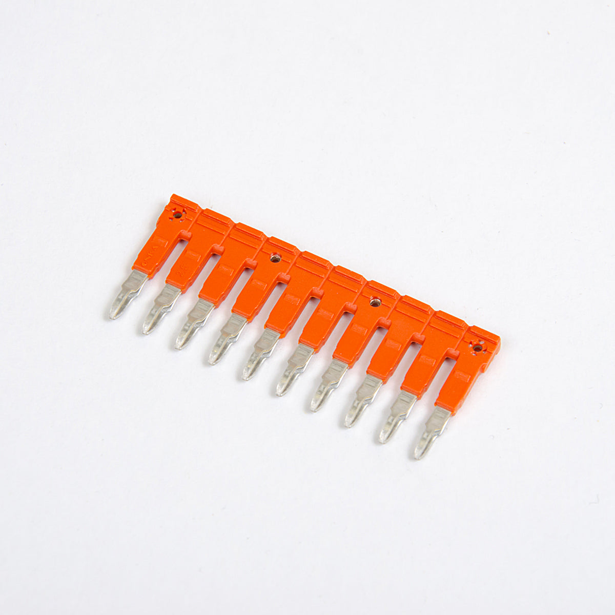 ONKA 2.5/10 Plug-in 10-way socket-type bridge, insulated, universal (for spring and screw terminal block 2.5 mm2), 1060109