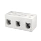 ONKA 25mm2 / 3-pole steatite / ceramic / porcelain connector - PORCELAIN TERMINAL BLOCK, 1070013