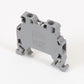 ONKA 1.5mm2 Screw rail connector terminal block DIN rail terminal, 2 wires, gray, 1010002
