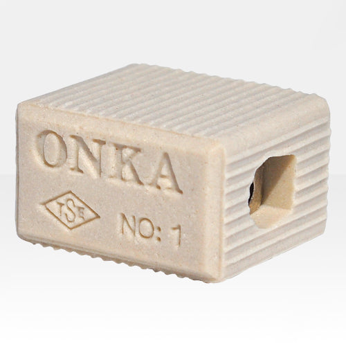 ONKA 4-6mm2 1POLE Steatite / Ceramic / Porcelain Connector - PORCELAIN TERMINAL BLOCK, 1070010