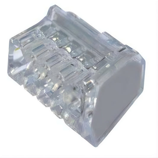 TRANSPARENT 5-pole connector 2.5 mm²