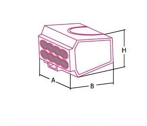 TRANSPARENT 5-pole connector 2.5 mm²