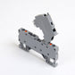 ONKA 2.5 mm2 screw connection fuse terminal block (fuse not included), gray, 1020223