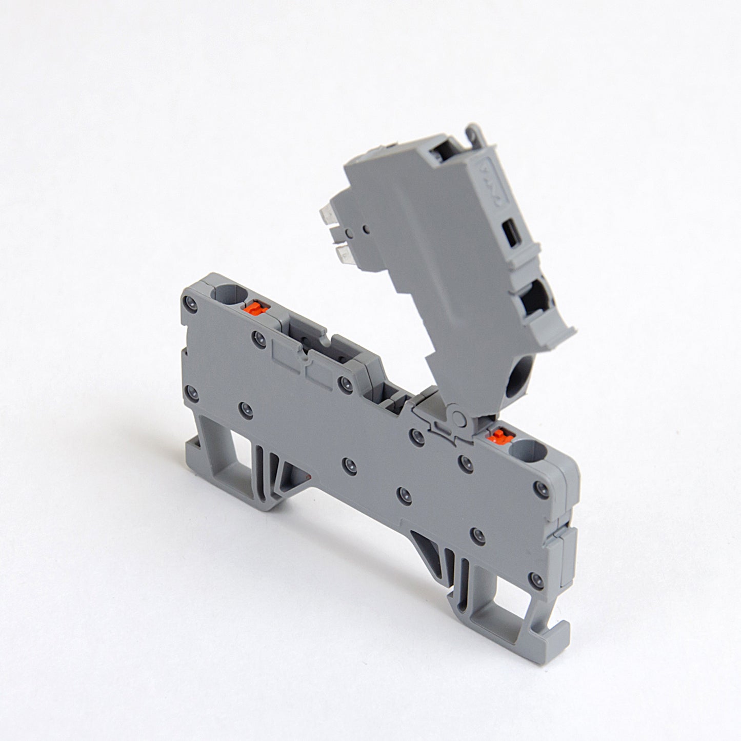 ONKA 2.5 mm2 screw connection fuse terminal block (fuse not included), gray, 1020223
