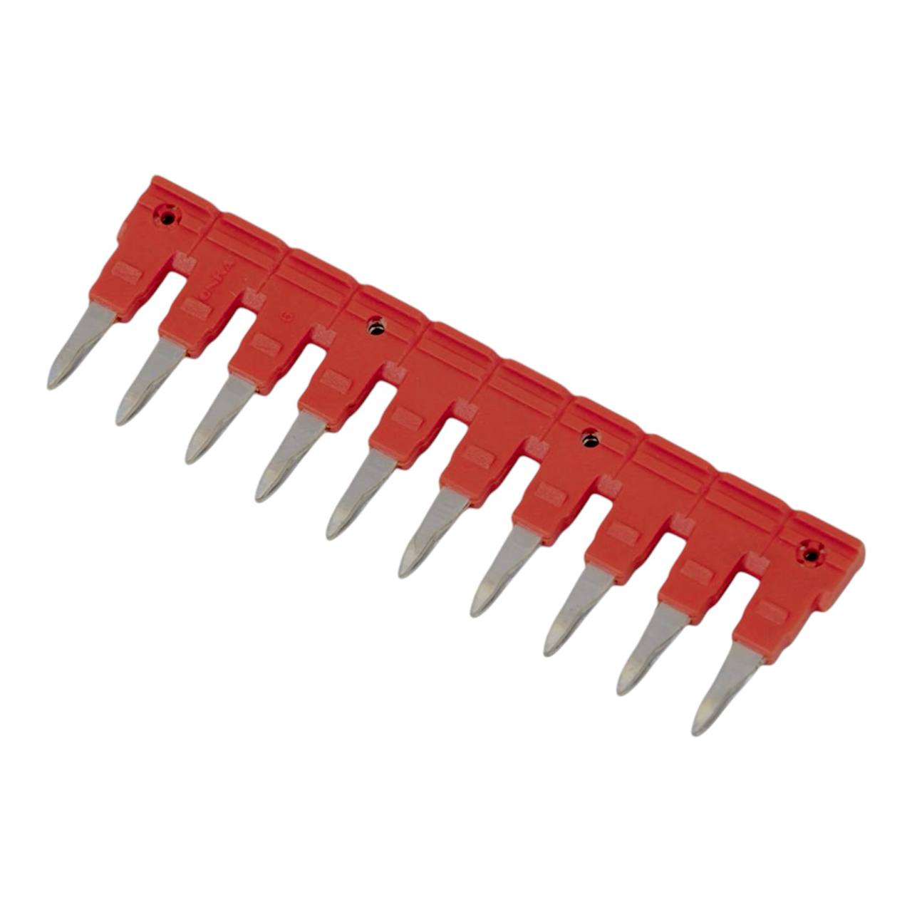 ONKA 10/10 Plug-in 10-foot long bridge, insulated, for spring terminal block 10 mm2, 1060134