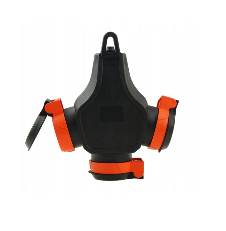 French-type rubber T-branch with 3 outlets 3WHS-E