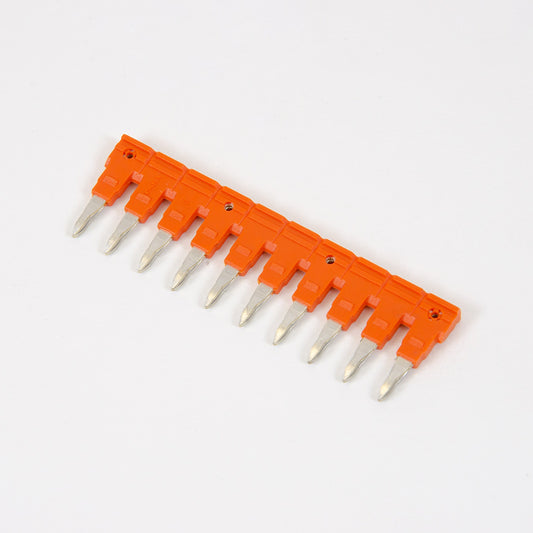 ONKA 10/10 Plug-in 10-wire insulated ridge bridge for 10 mm2 screw terminal block, 1060124