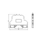 OPK-C 2.5 mm² double DIN rail spring terminal block  