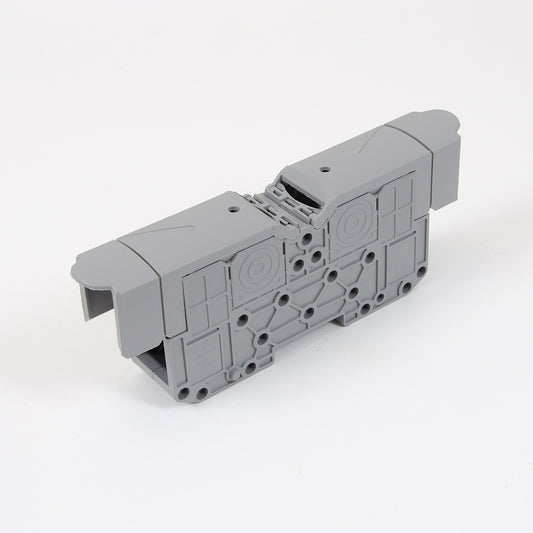 ONKA 70mm2 M8 Screw rail connector, DIN rail terminal with protective cap, gray, 1030045