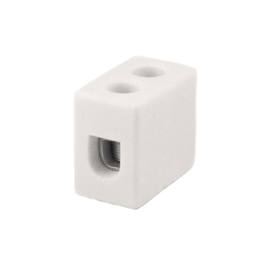 ONKA 6-10mm2 1POLE Steatite / Ceramic / Porcelain Connector - PORCELAIN TERMINAL BLOCK, 1070011