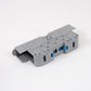 ONKA 70mm2 M8 Screw rail connector, DIN rail terminal with protective cap, gray, 1030045