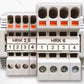 ONKA 2.5 mm2 hybrid screw/spring rail terminal block DIN rail terminal block, 2 wires, gray, 1040002