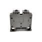ONKA 25mm2 Screw rail connector terminal block DIN rail terminal 2-wire, gray, 1010062