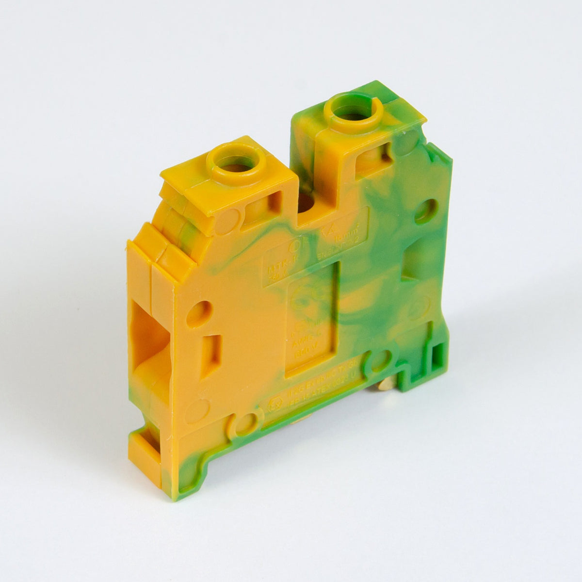 ONKA 16mm2 PE Screw rail connector terminal block DIN rail terminal, 2 wires, gray, 1010532