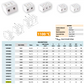 ONKA 4-6mm2 / 2 rails Steatit / ceramic / porcelain connector - PORCELAIN TERMINAL BLOCK, 1070004
